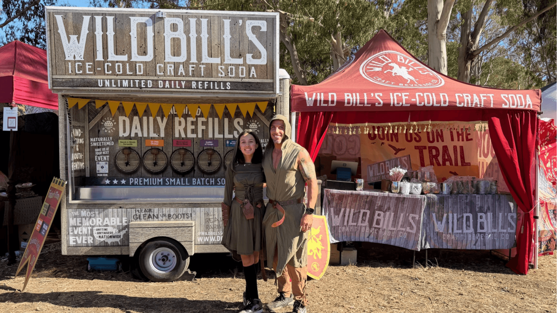 Wild Bill's franchisee Drew St. Cyr at event