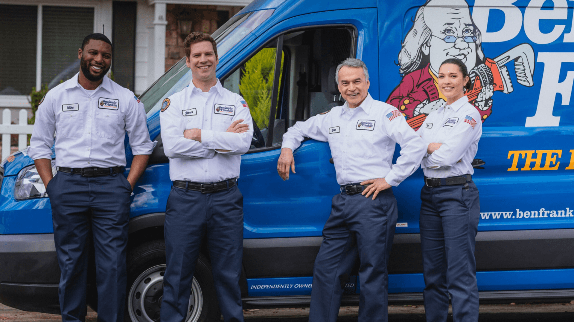 Photo of Benjamin Franklin Plumbing team members