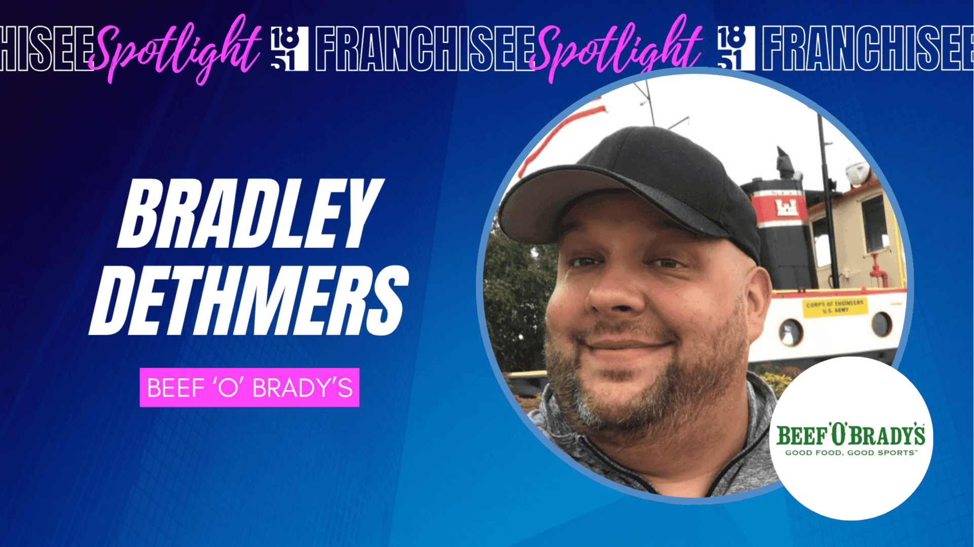 image of bradley dethmers owner of beef o brady's in Andover Minnesota