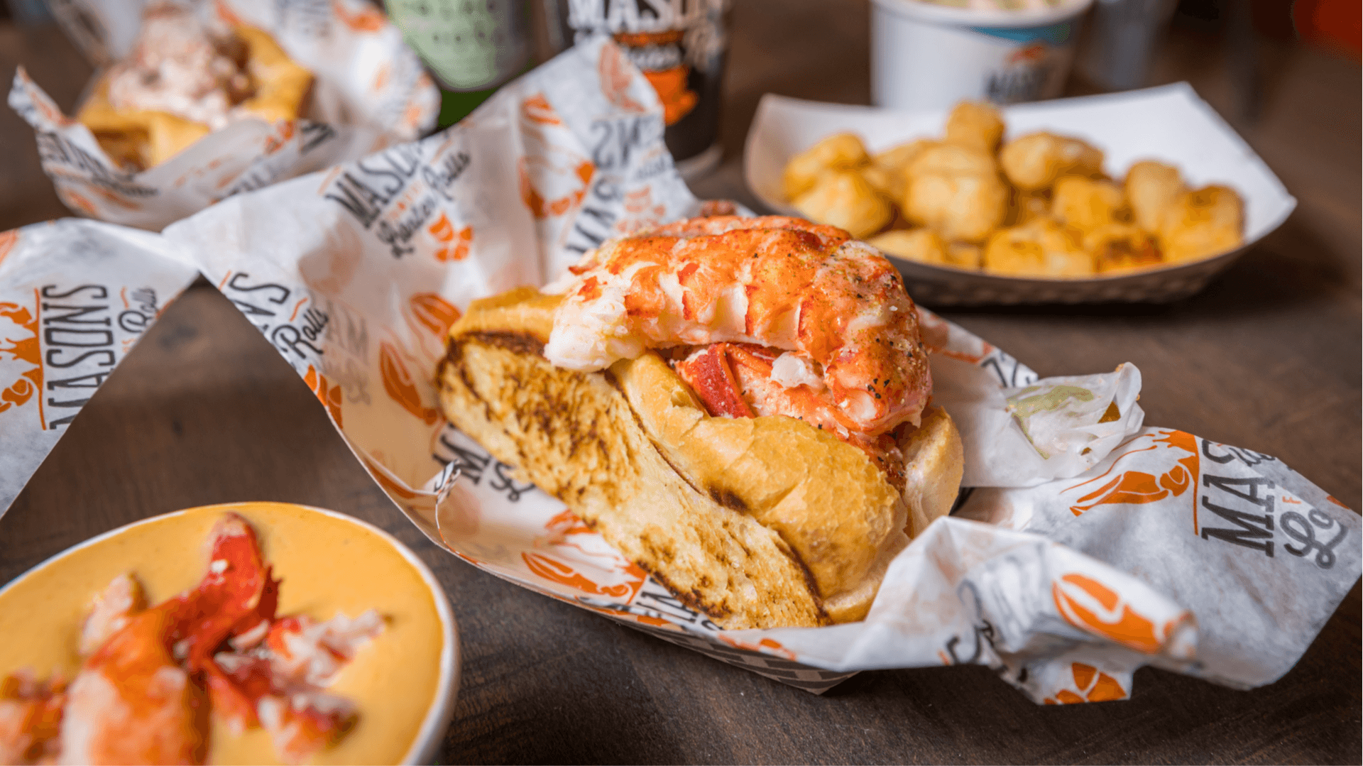 image of lobster rolls from mason's famous lobster rolls franchise