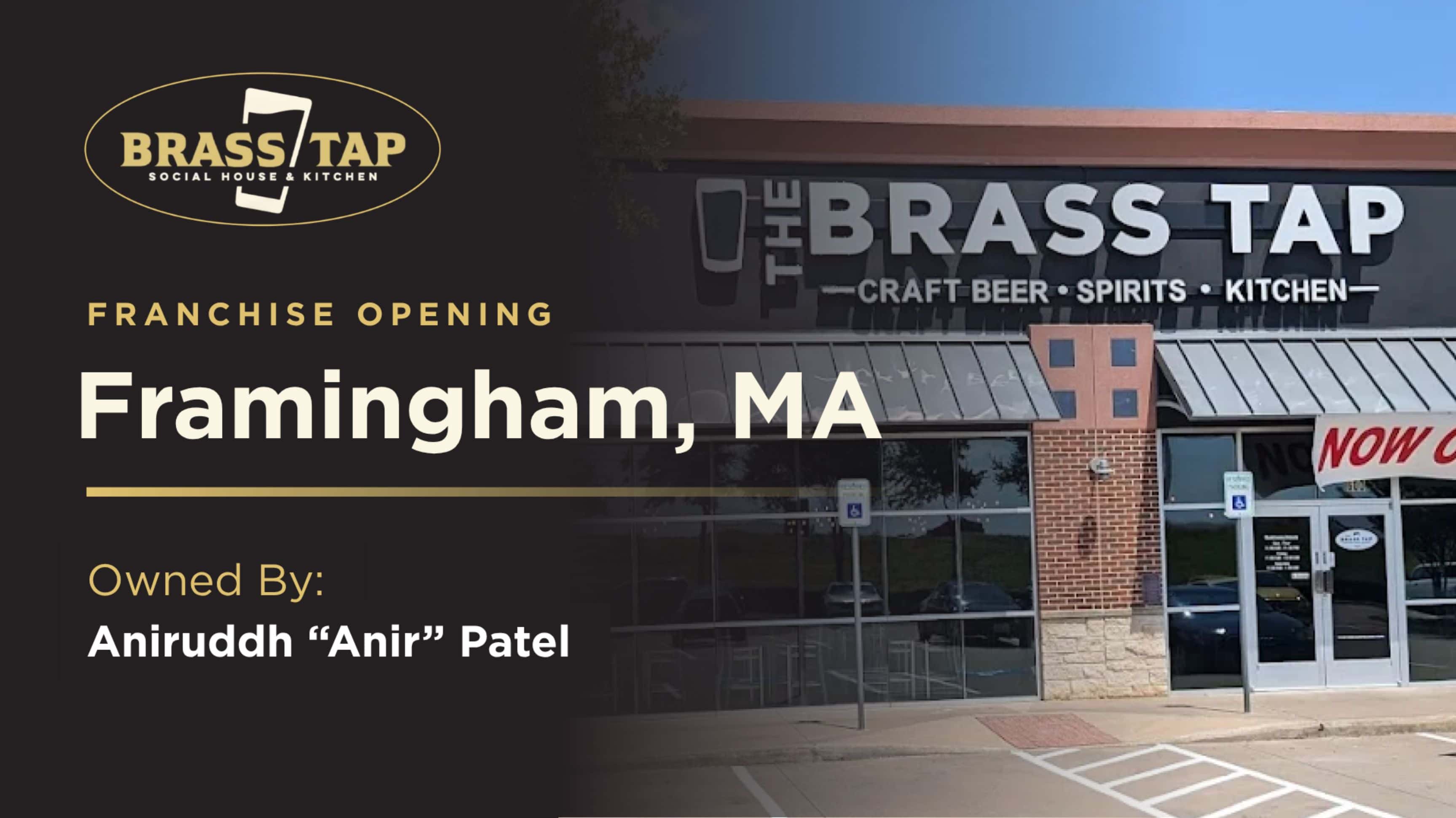 image of the brass tap franchise expansion into Framingham Massachusetts