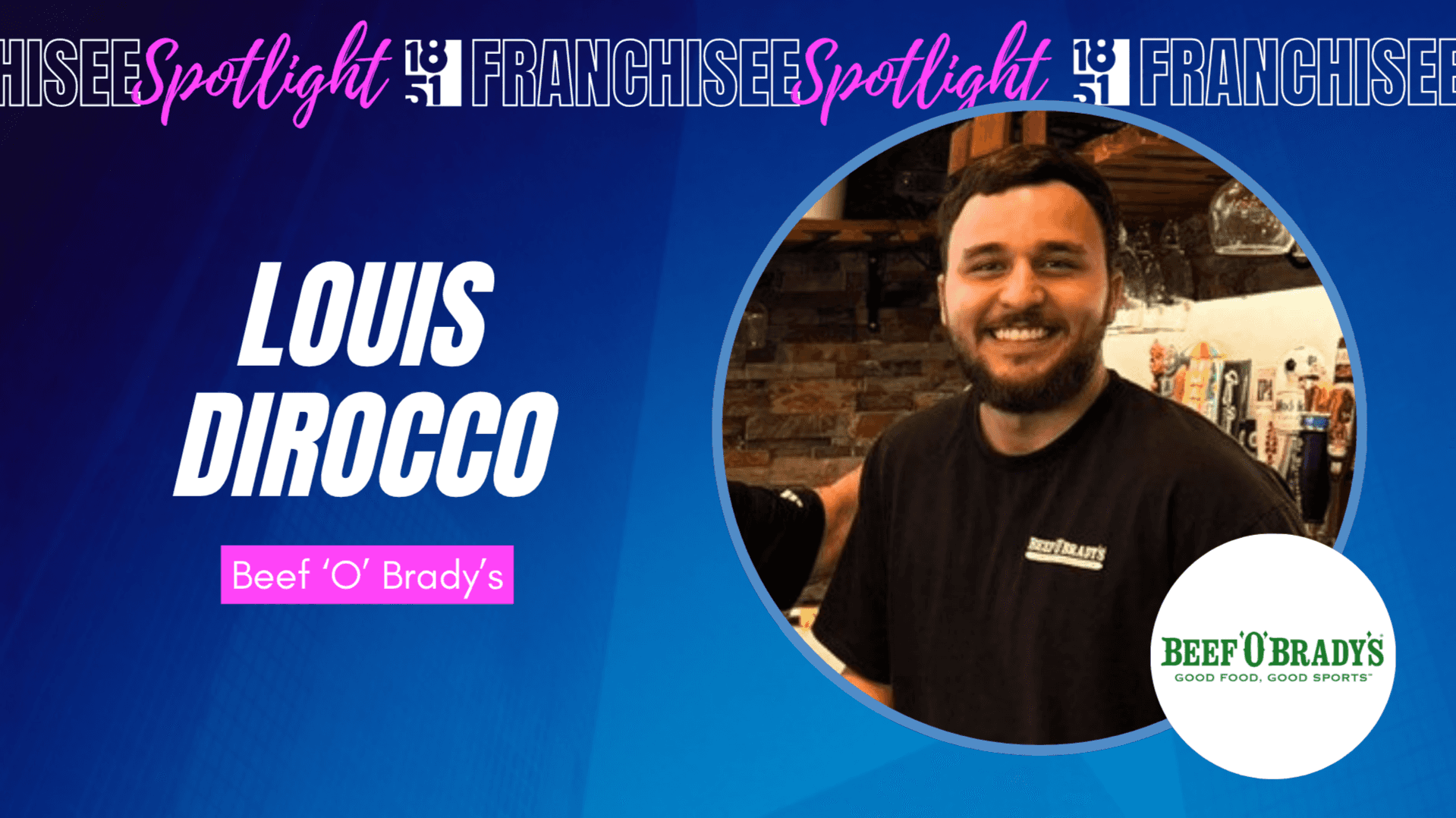Louis Direco - Beef O'Brady's - Franchisee Spotlight