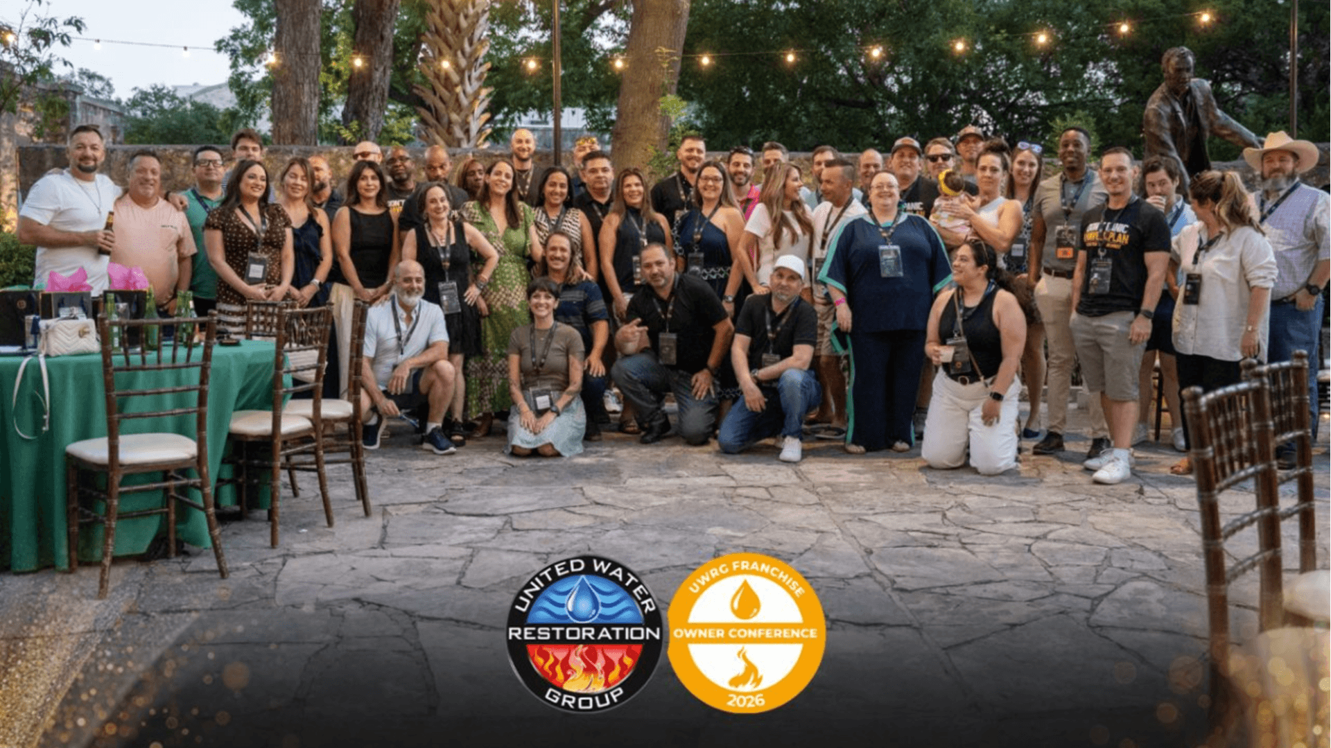 Photo of United Water Restoration Group franchise owners at Owner Conference