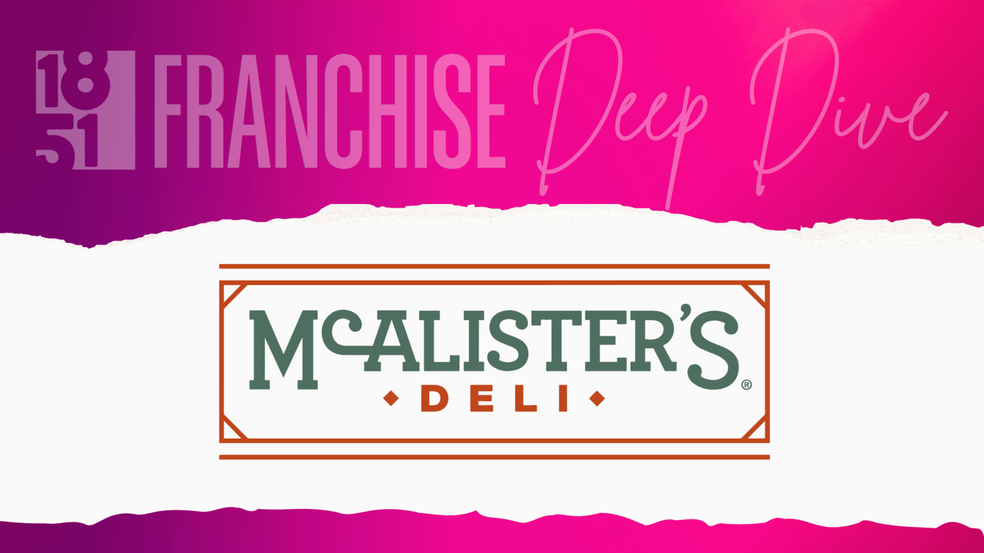 McAlister’s Deli Franchise Costs, Fees, Profits, and Data for 2026
