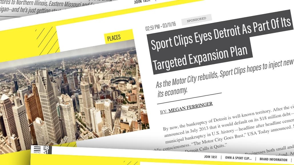 Compelling Storytelling by No Limit Agency Helps the 1,500+ Unit Sport Clips Strategically Expand Its Reach