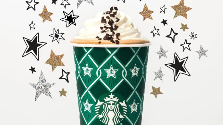 Starbucks Brings Back Black and White New Year's Drinks