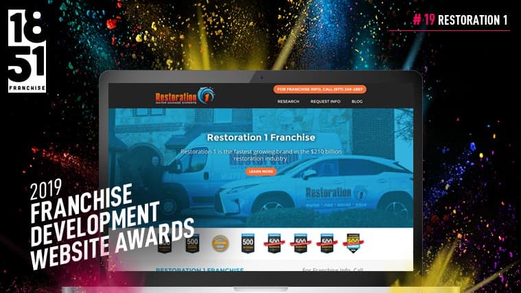 Franchise Development Website Awards: Restoration 1 Kicks Off 2019 Top 20