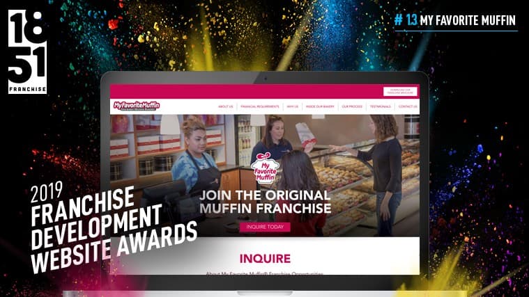 Franchise Development Website Awards: My Favorite Muffin Ranks Tied for 13th