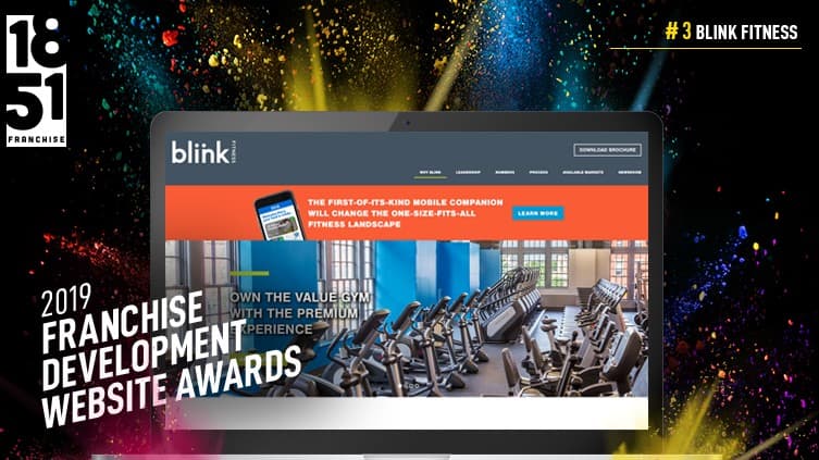 Franchise Development Website Awards: Blink Fitness Part of Three-Way Tie at No. 3 in 2019 Top 20