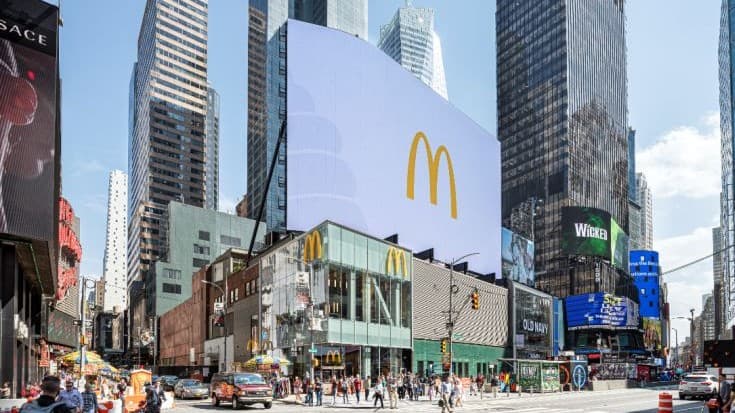 McDonald's Launches Its New Times Square Flagship Store