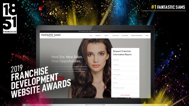 Franchise Development Website Awards: Fantastic Sams Claims Top Spot in 2019 Rankings