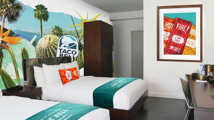 Taco Bell Hotel Rooms Sell Out in Two Minutes