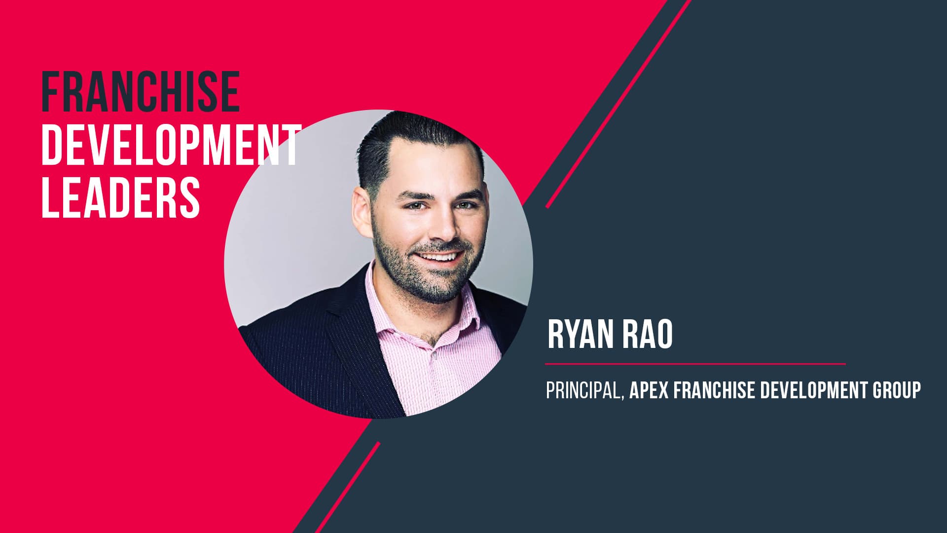 Franchise Development Leaders: Ryan Rao of Apex Franchise Development Group