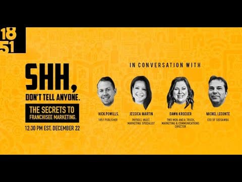 Learn the Secrets To Franchisee Marketing