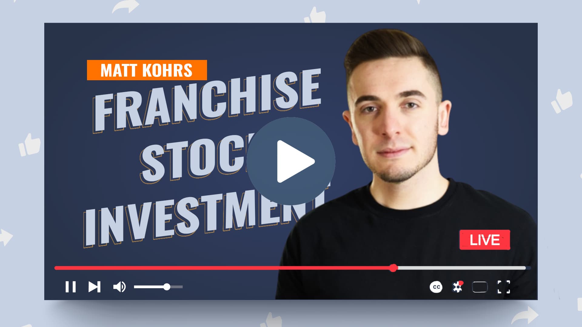 Popular YouTuber and Retail Trading Expert Matt Kohrs Weighs in on Franchise Stock Investment