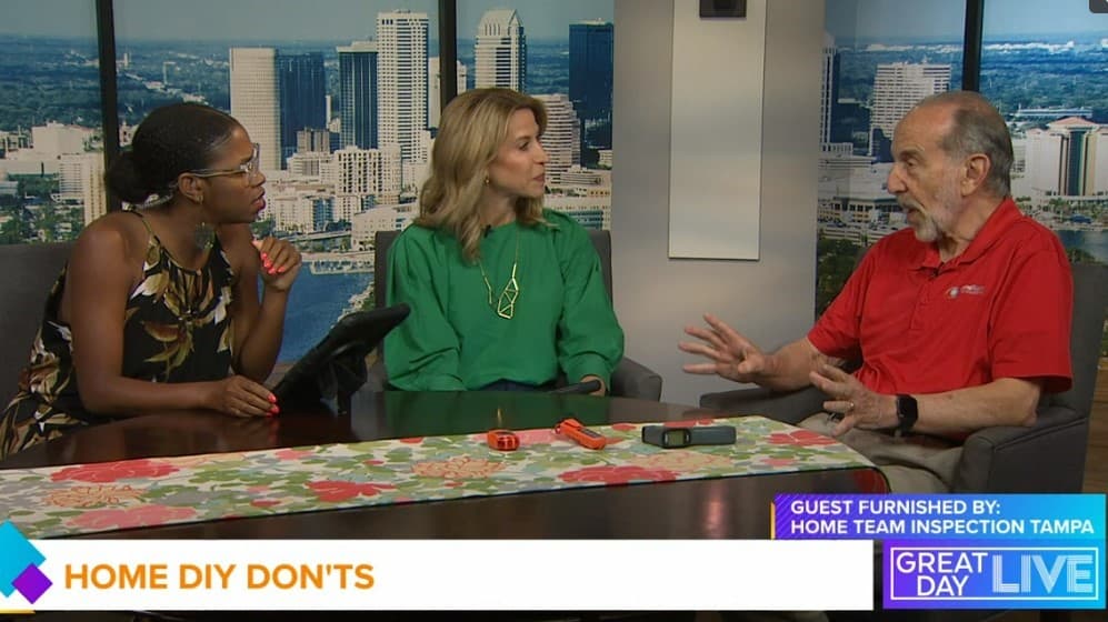WTSP-TV: Tampa Bay HomeTeam Inspection Service on DIY Don’ts When It Comes to Home Improvement