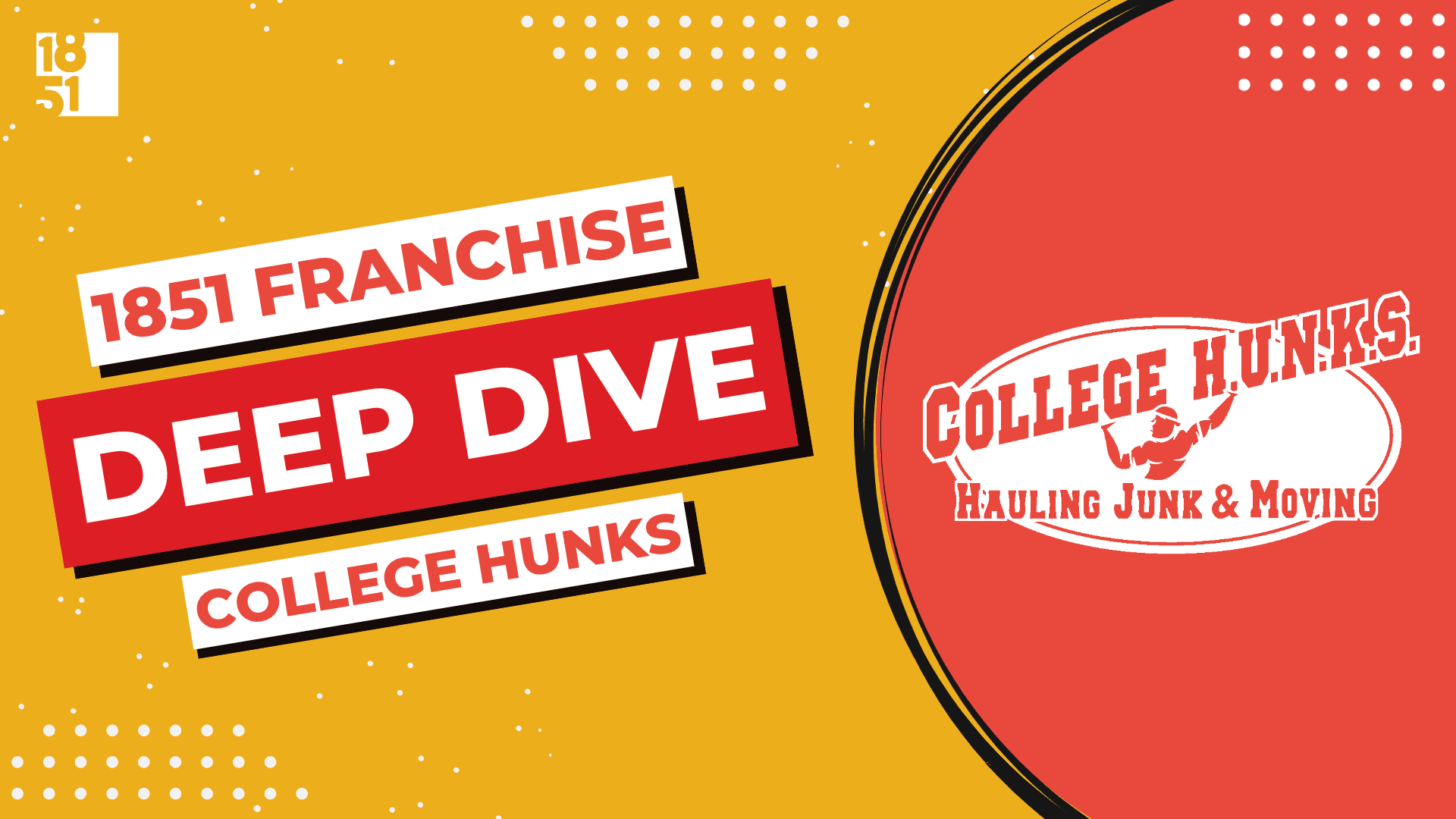 Franchise Deep Dive: College HUNKS Hauling Junk & Moving Franchise Costs, Fees, Profit and Data