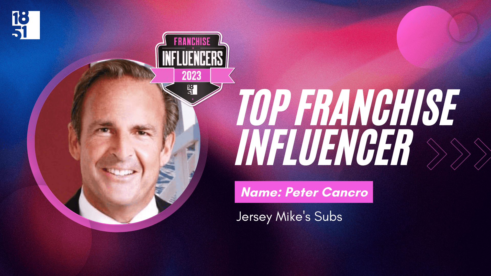 Franchise Influencers: Peter Cancro, Founder and CEO, Jersey Mikes 