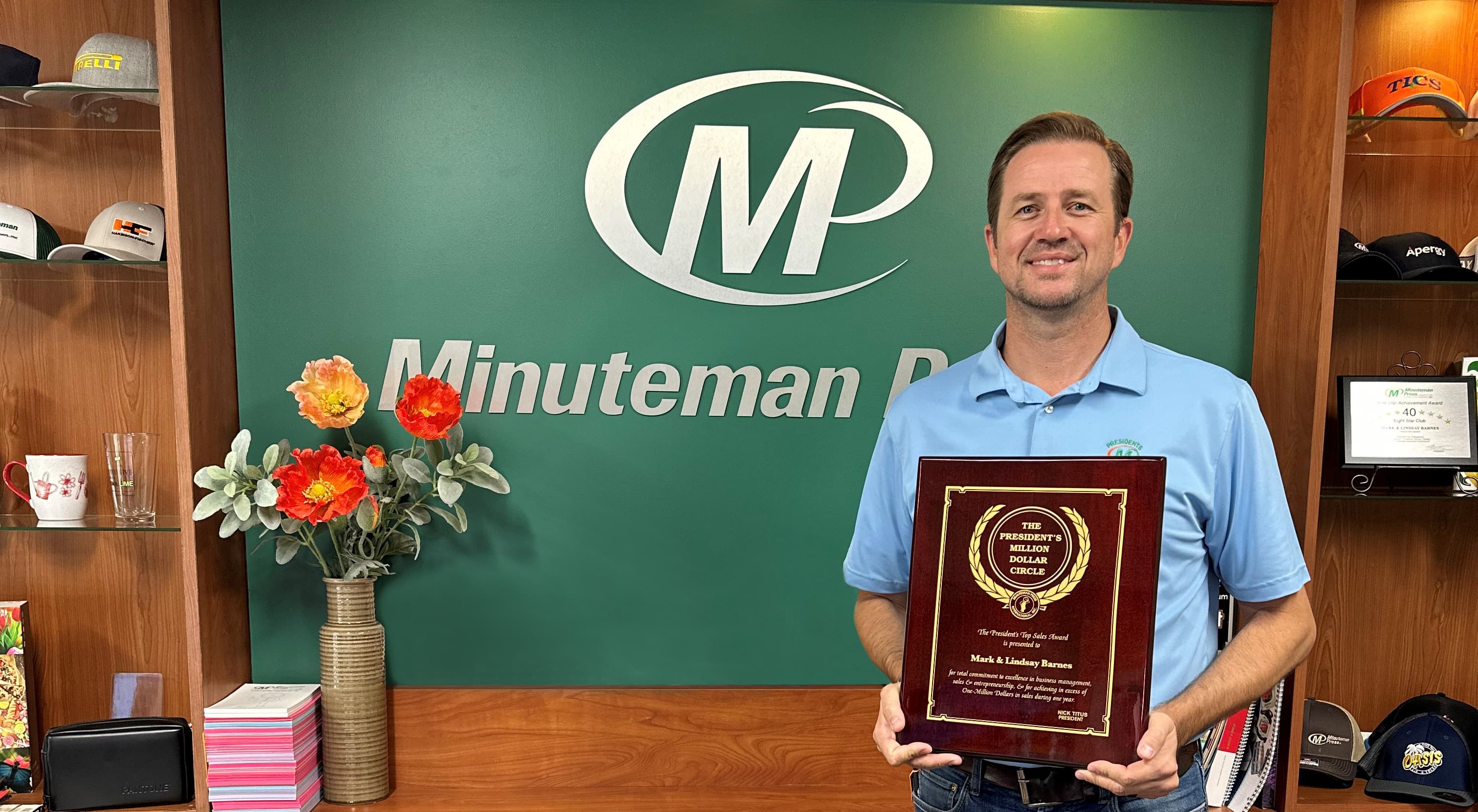 Minuteman Press Franchise Owner Mark Barnes Triples Sales & Grows Into Million-Dollar Business in Bakersfield, CA