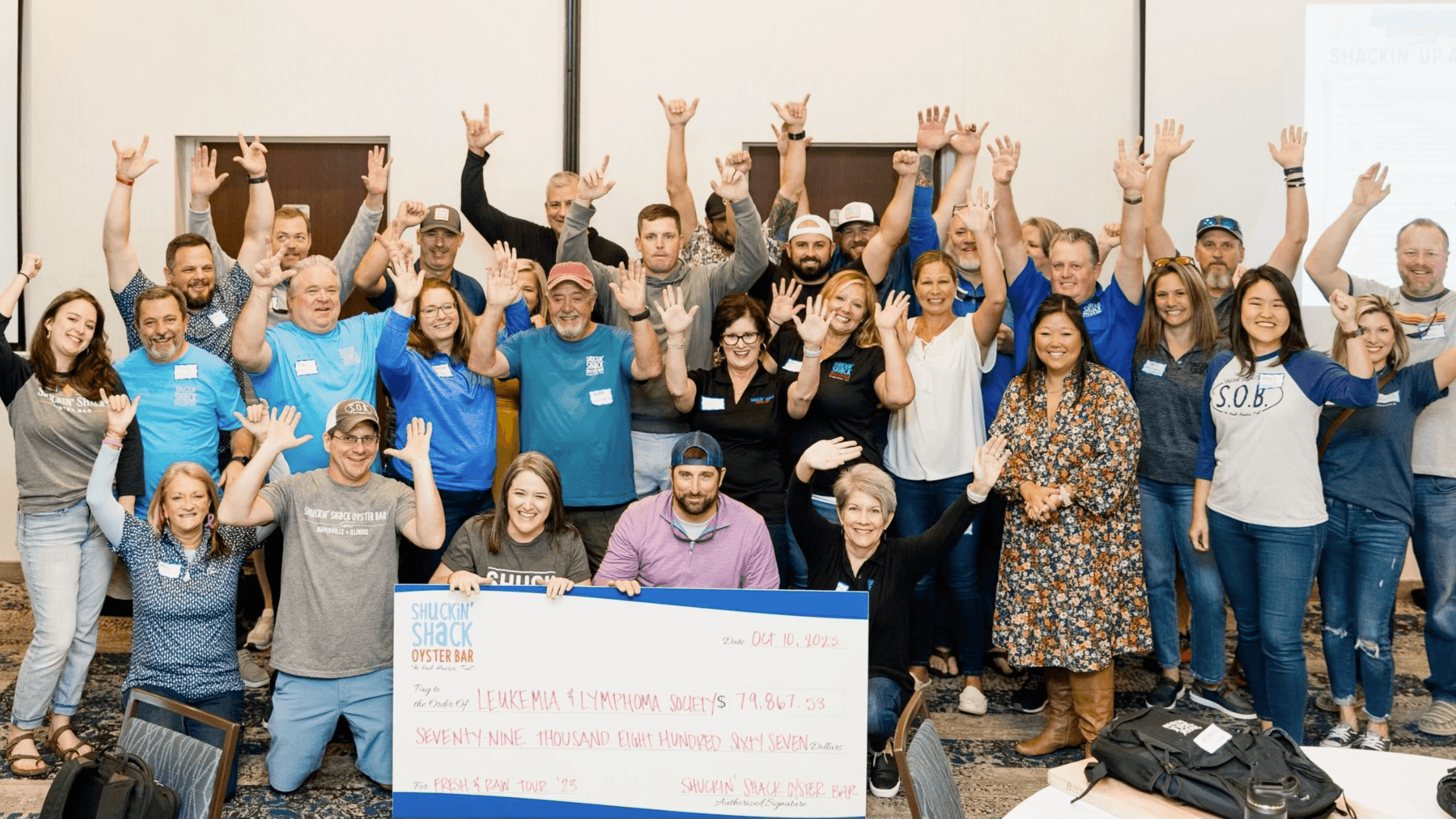 Shuckin’ Shack Raises $80K for the Leukemia and Lymphoma Society with Second Annual Fresh & Raw Tour