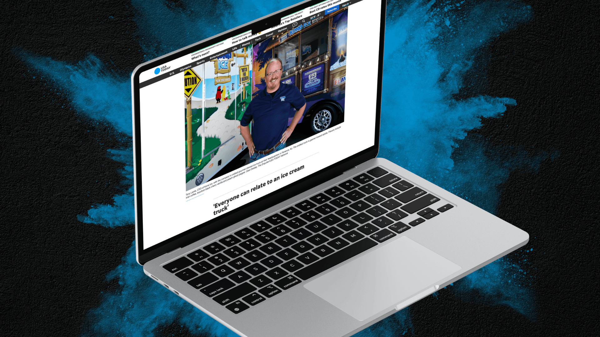 Mainland Secures USA Today Feature for Client Kona Ice Through Strong Relationships
