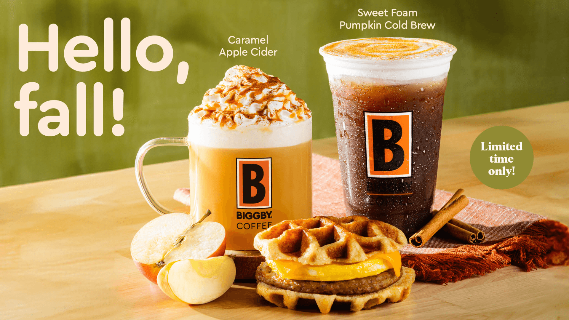 BIGGBY® COFFEE Welcomes Fall With the Return of Their Fall Menu and Celebrates 50% Farm-Direct Coffee Milestone with the Launch of La Fortaleza