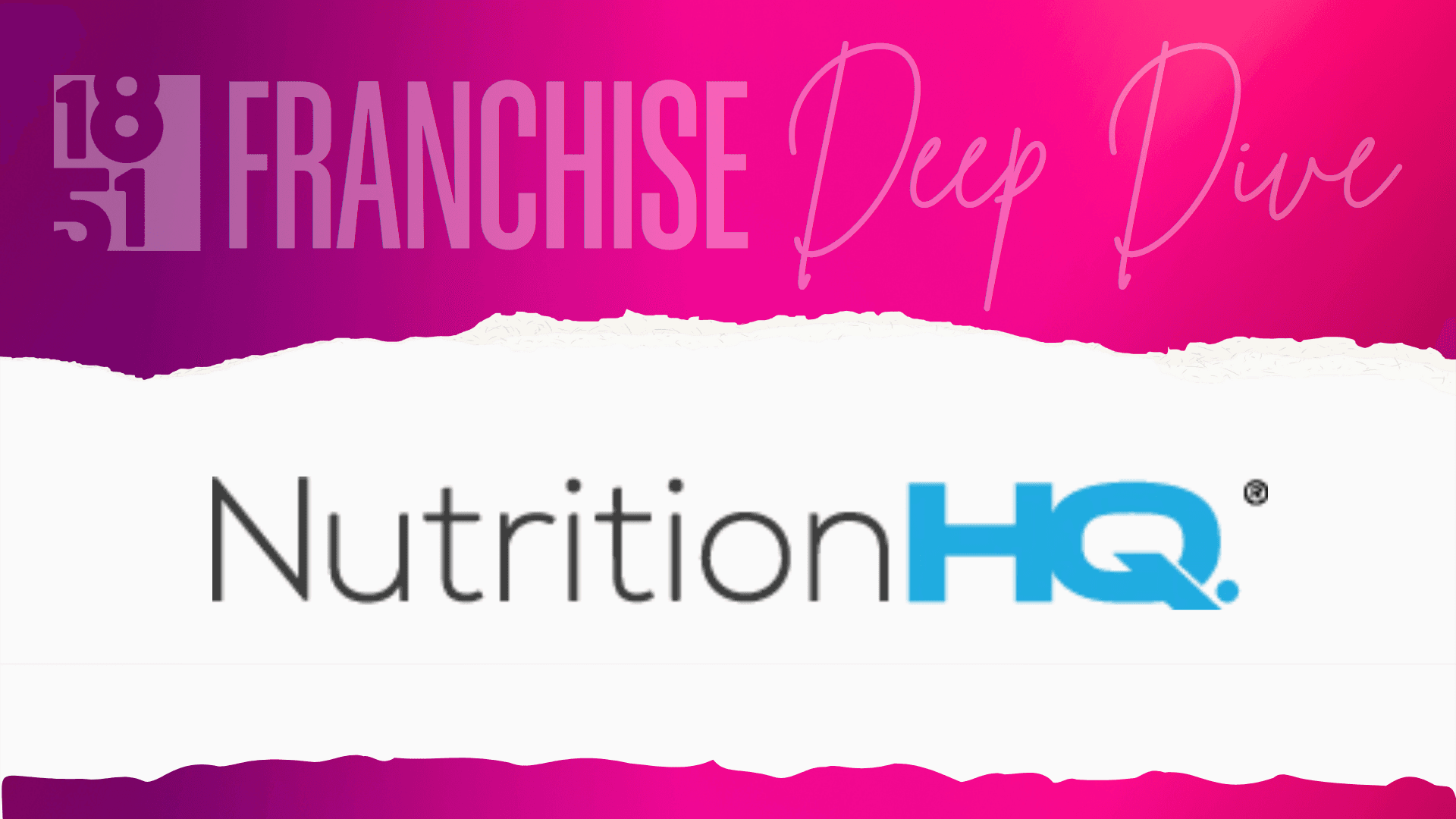 Franchise Deep Dive: NutritionHQ Franchise Costs, Fees, Profit and Data