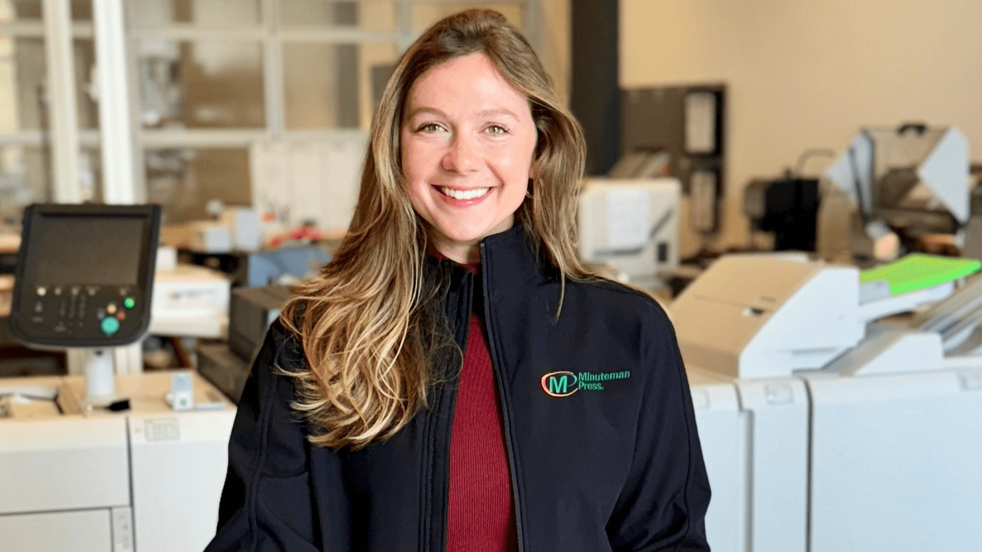Young Entrepreneur Caroline Sweeney Grows Minuteman Press Franchise