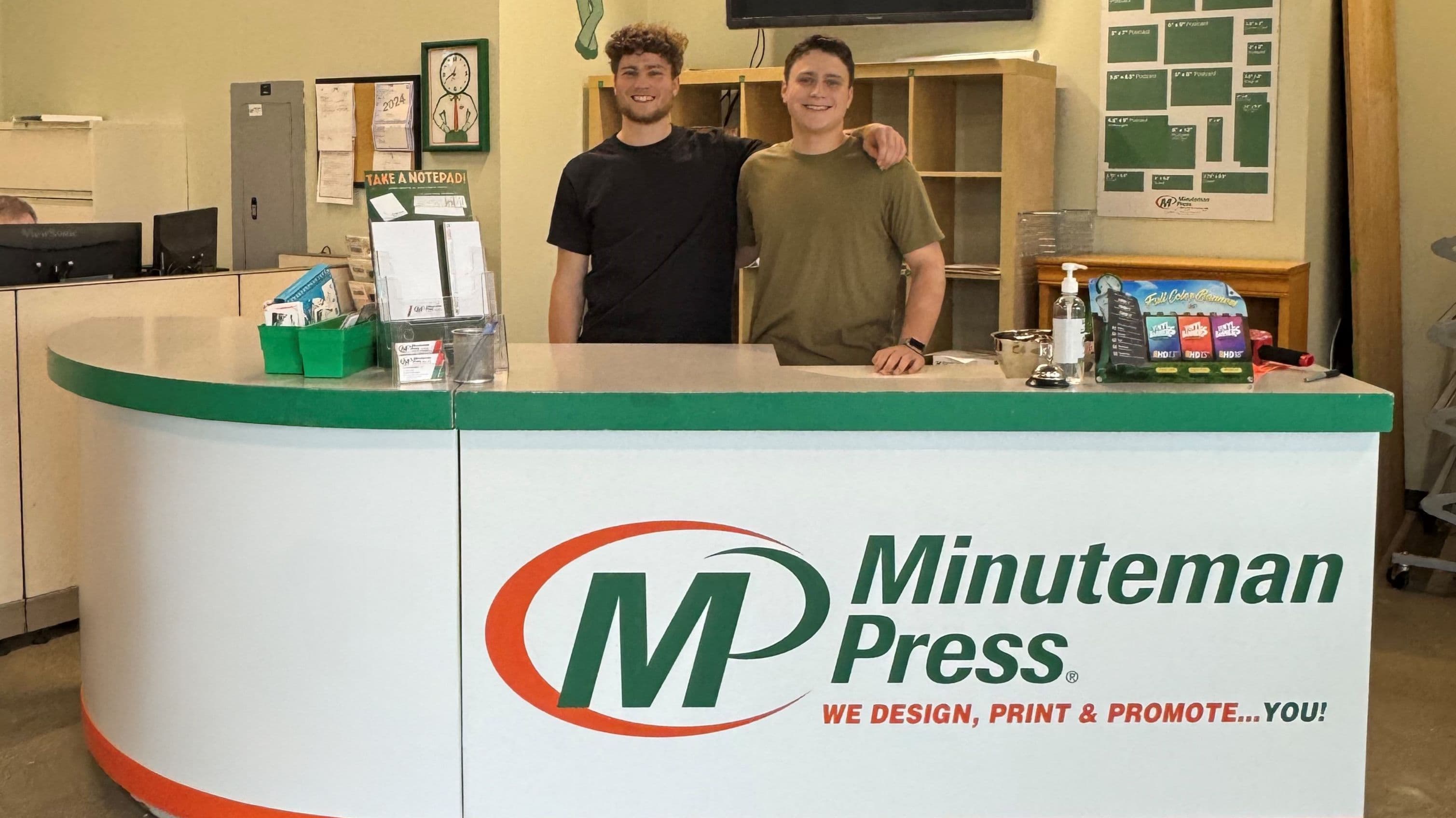 Young Entrepreneurs & Brothers Grow Seattle Minuteman Press Franchise