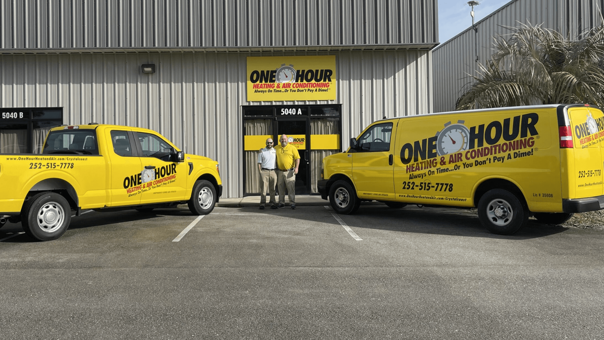 A Father-Son One Hour HVAC Franchise on the Crystal Coast