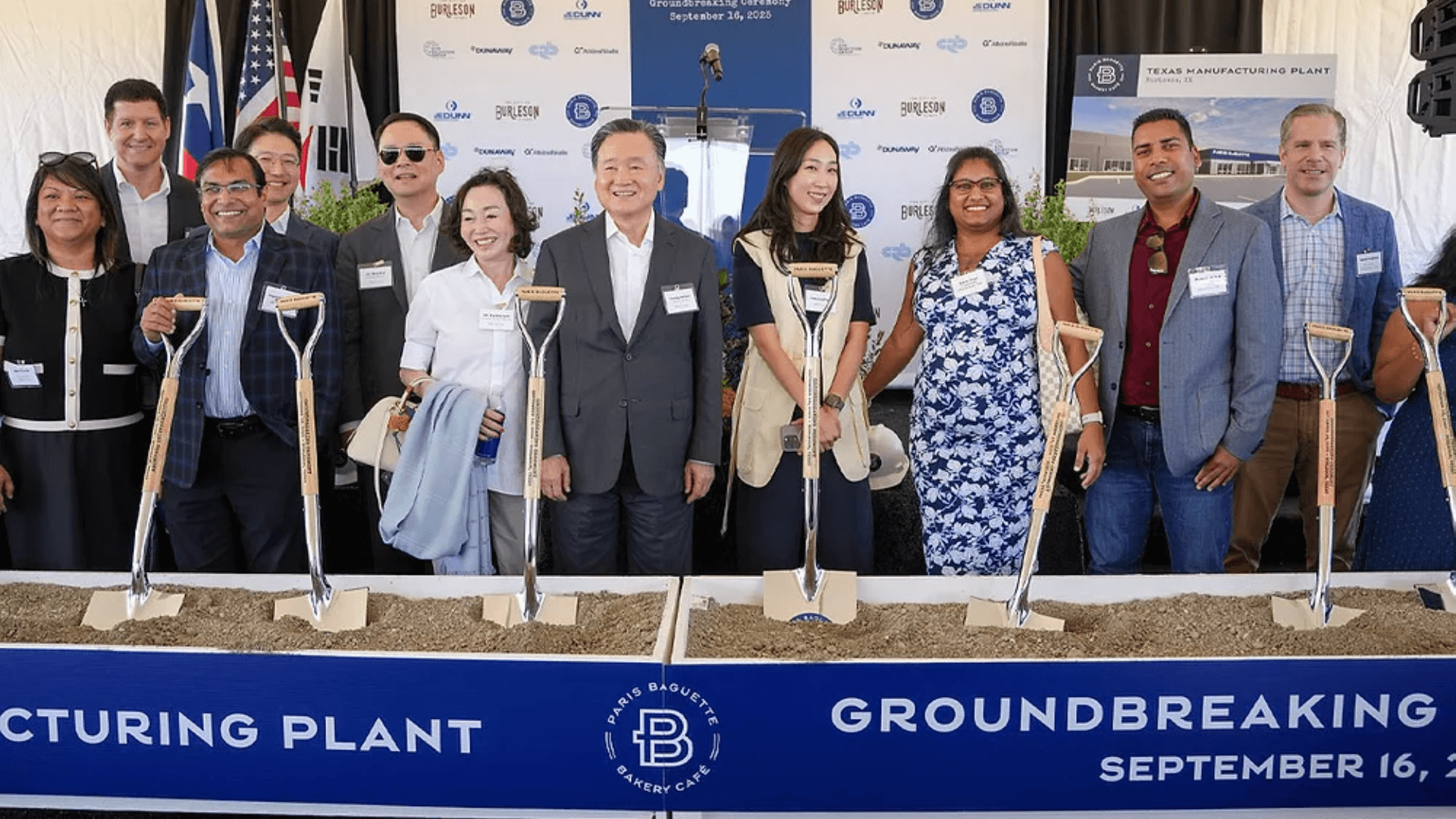 Paris Baguette Breaks Ground on First North American Manufacturing Plant in Texas