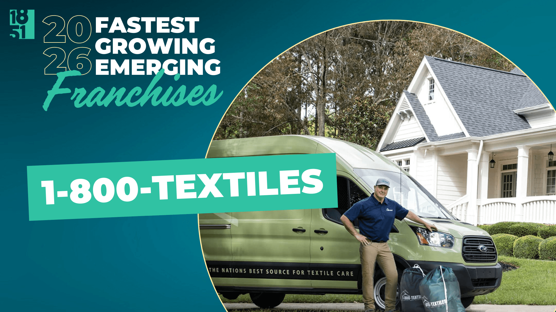 1851 Franchise’s Fastest Growing Emerging Franchises of 2026: 1-800-Textiles