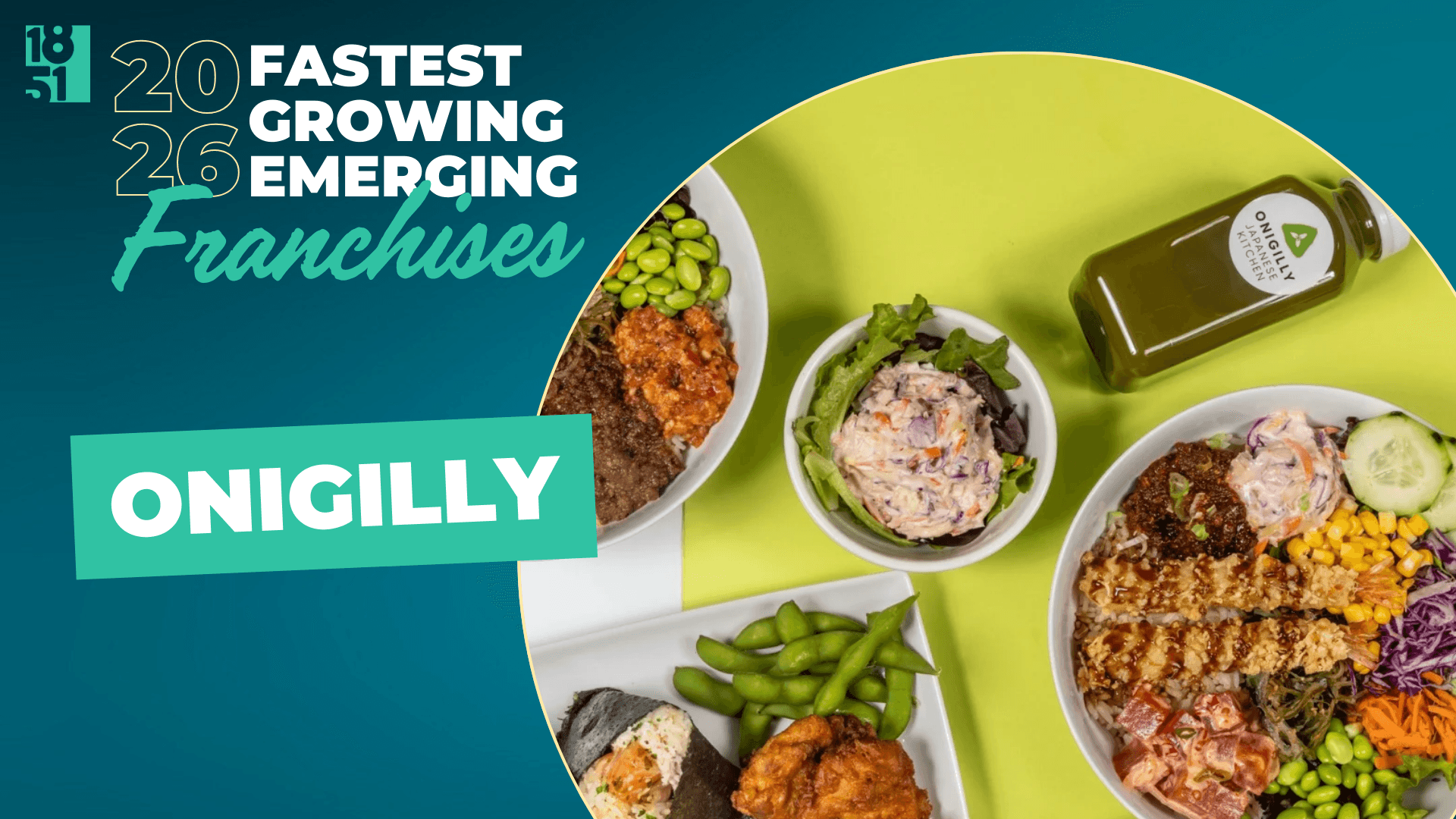 1851 Franchise’s Fastest Growing Emerging Franchises of 2026: Onigilly