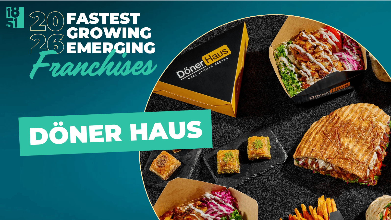 1851 Franchise’s Fastest Growing Emerging Franchises of 2026: Döner Haus