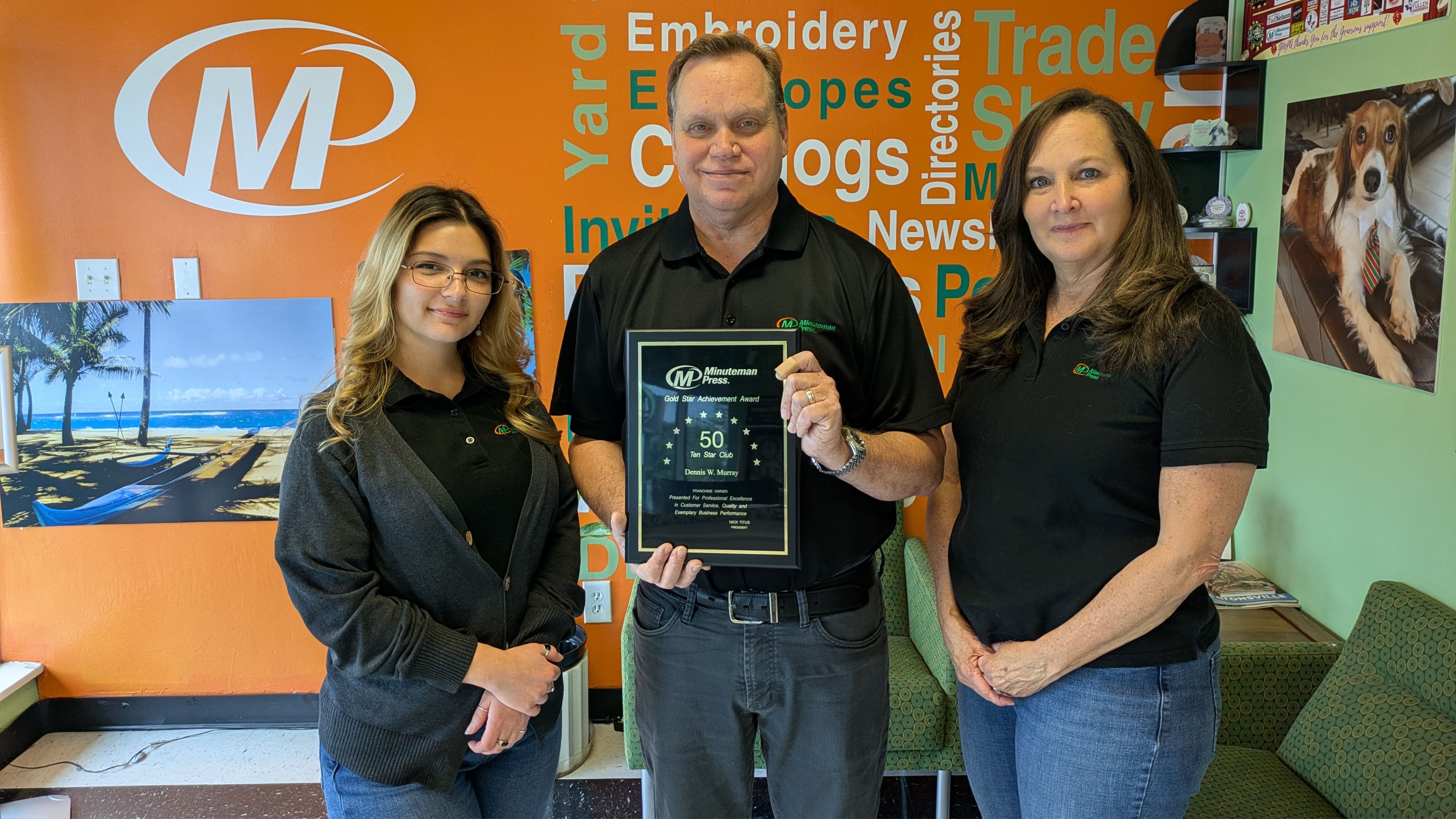 Minuteman Press Franchise Owner Dennis Murray Talks Career Change to Printing in Galveston, TX