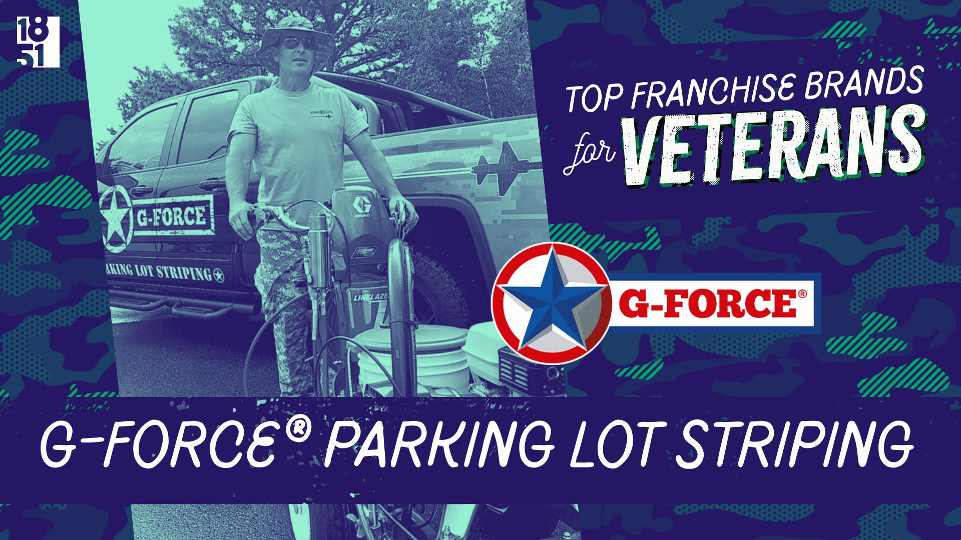 Top Franchise Brands for Veterans: G-FORCE Parking Lot Striping