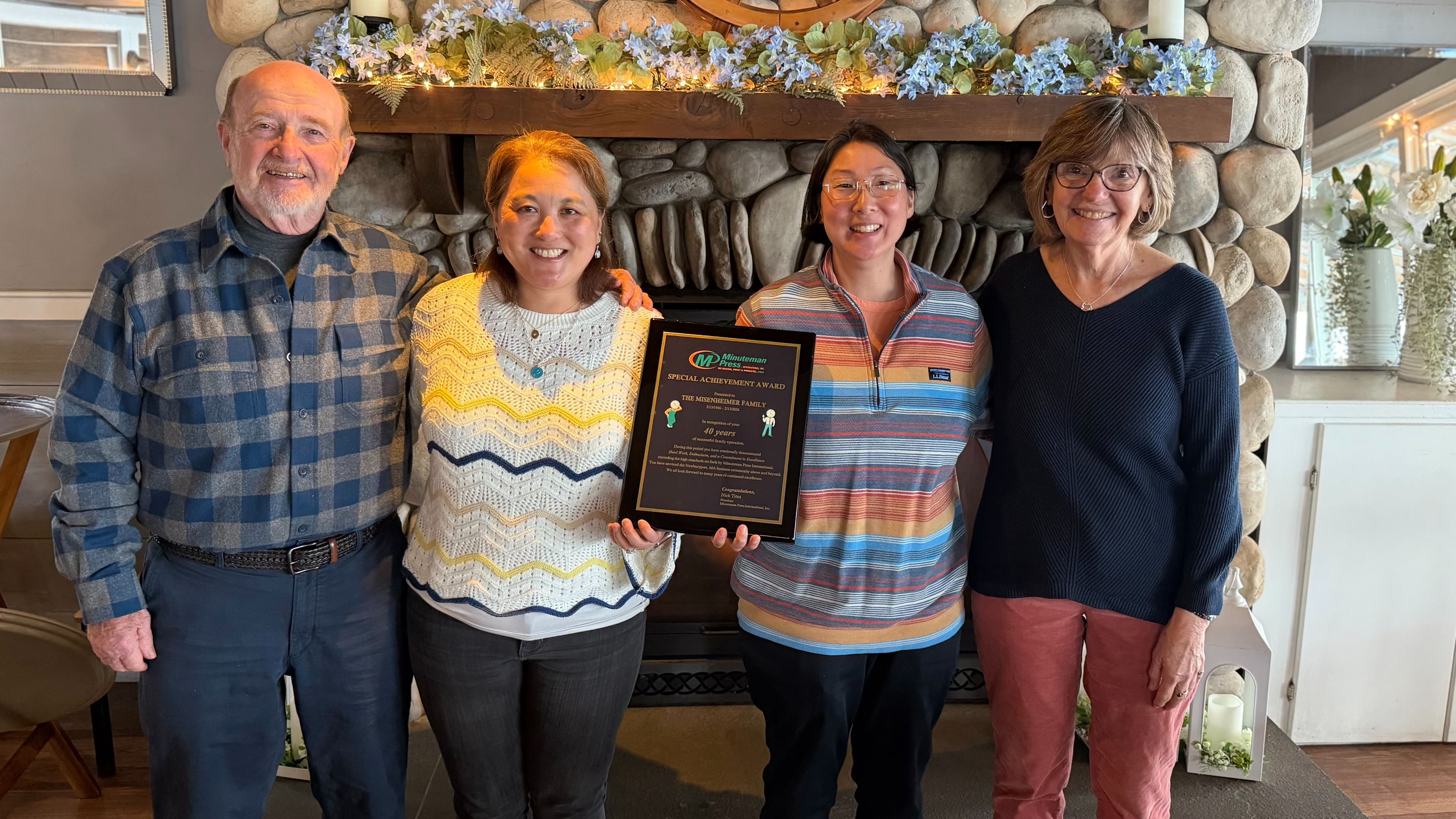 Minuteman Press Franchise Celebrates 40 Years Across Two Generations