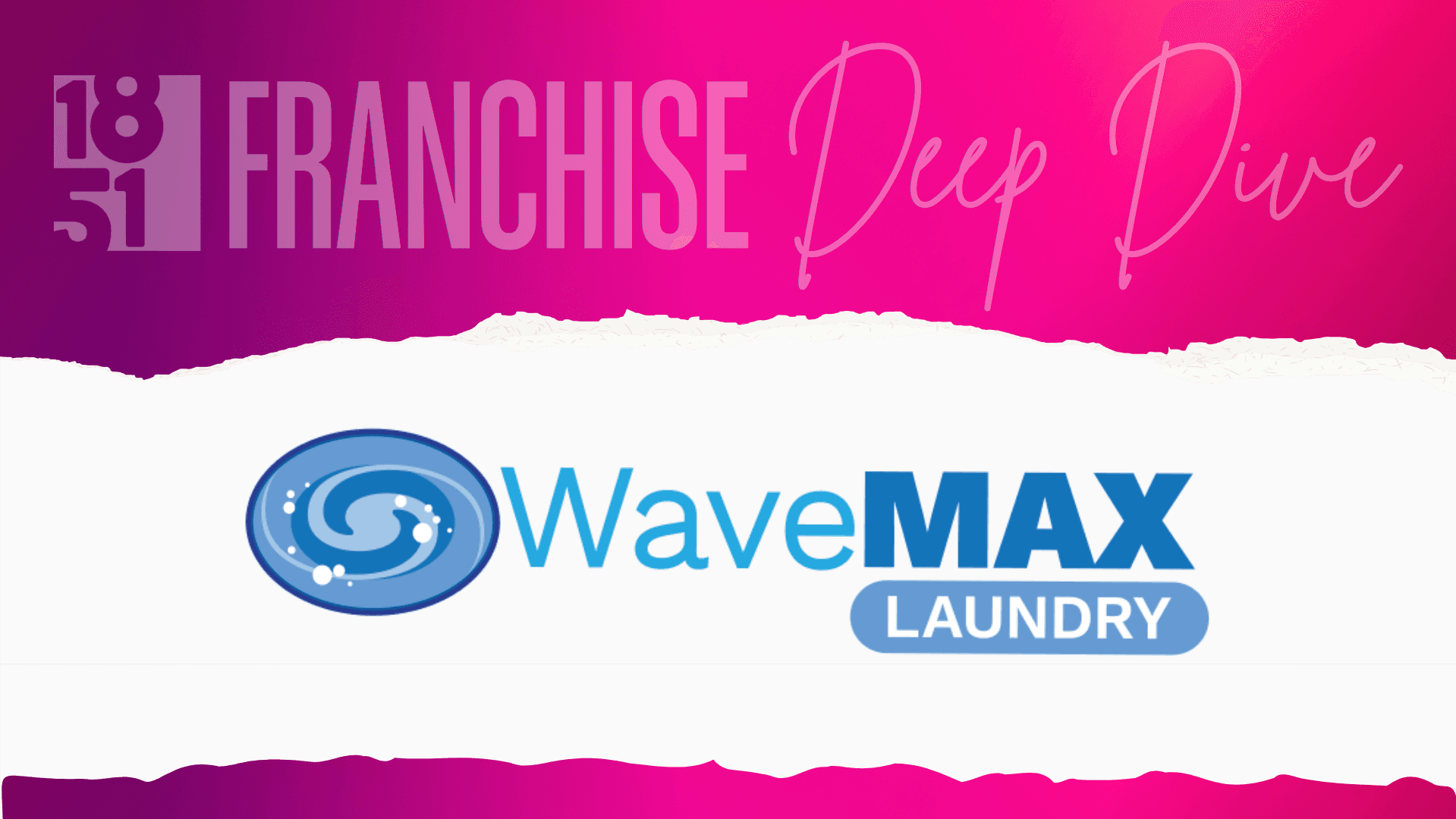 WaveMAX Laundry franchise logo