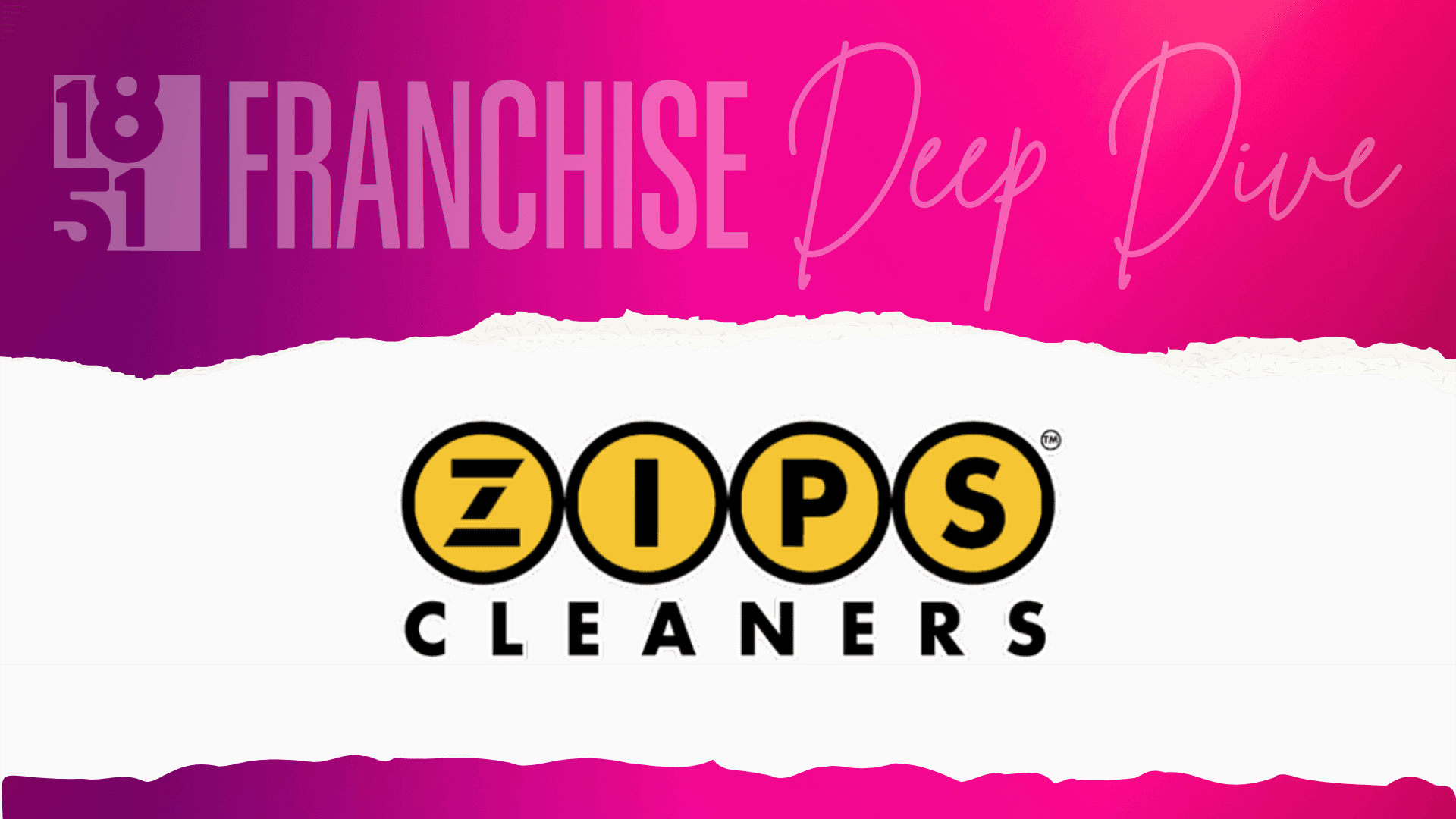 ZIPS Cleaners franchise logo