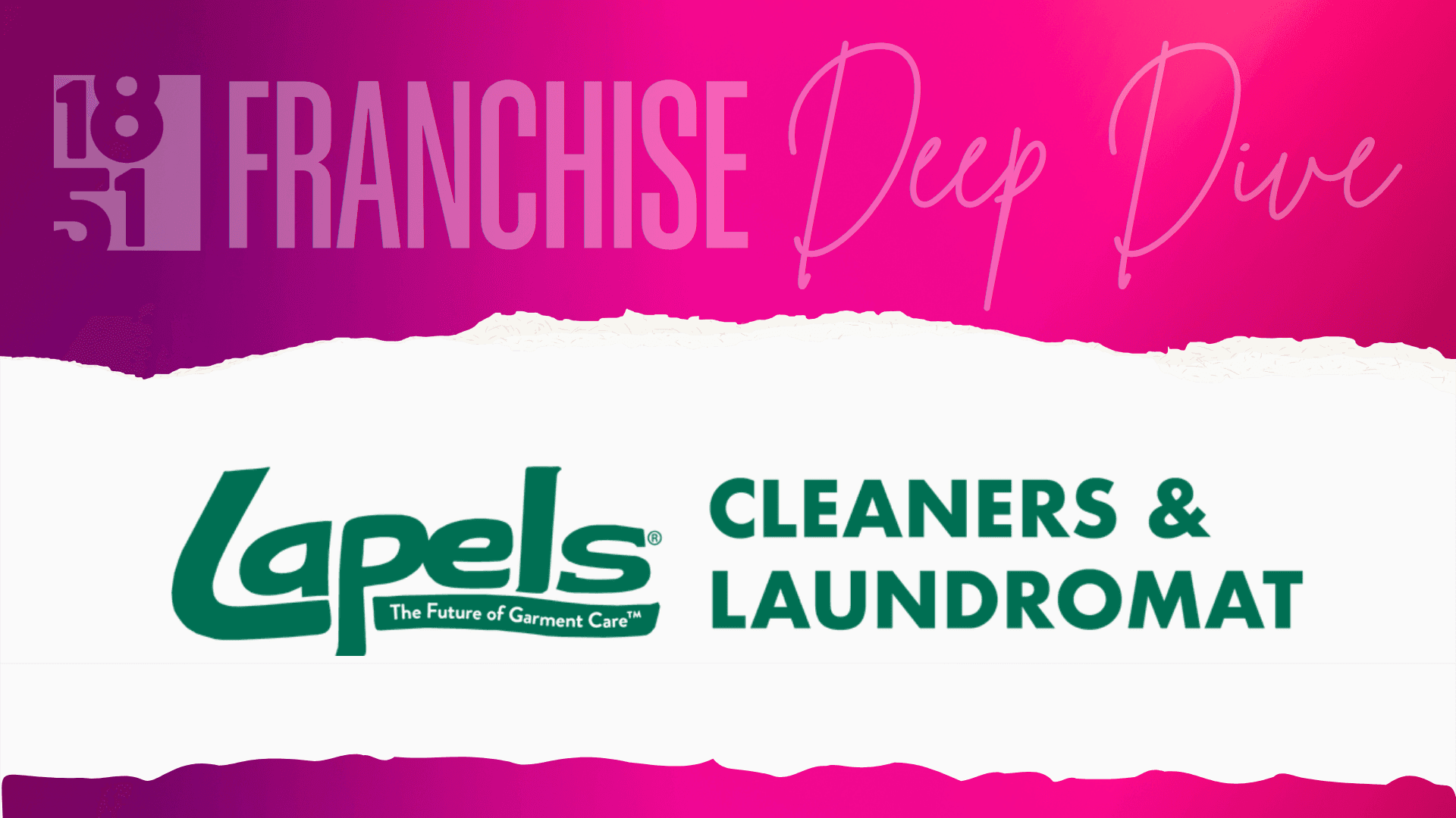 Lapels Dry Cleaning franchise logo