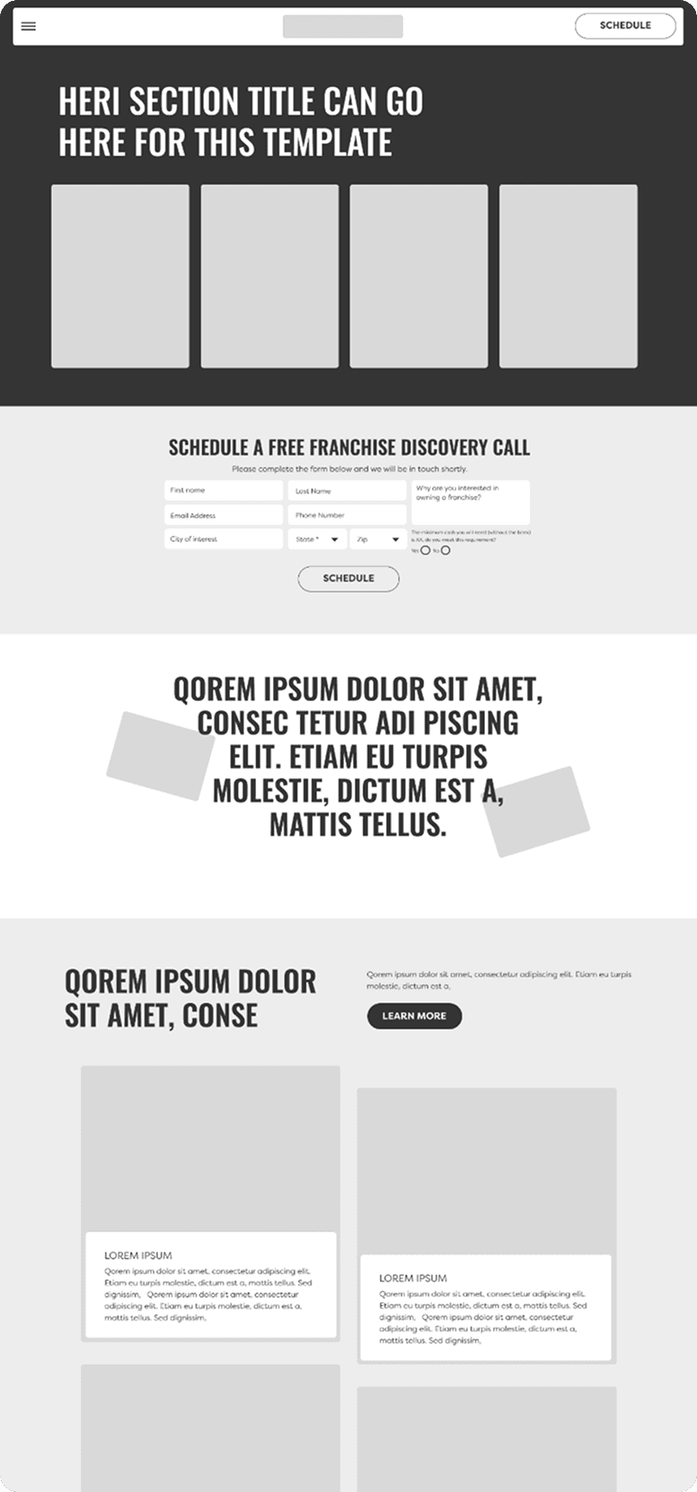 Website template 1
