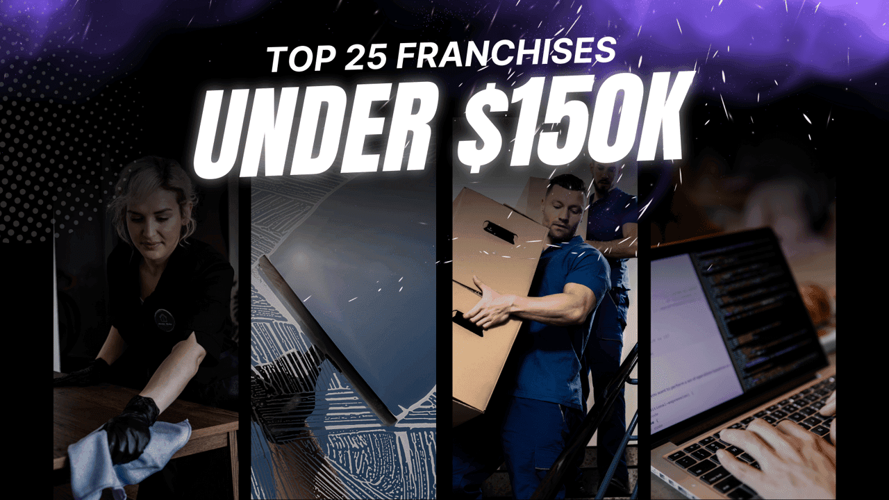 The Top 25 Franchises Under $150,000 to Buy in 2025 The Top 25 Franchises Under $150,000 to Buy in 2025