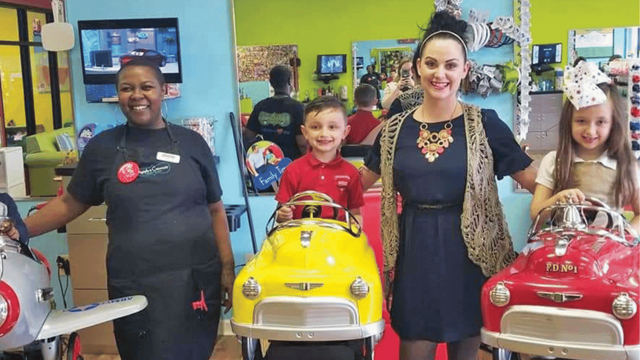 The Heart of the Brand: How Pigtails & Crewcuts Franchisees Like Angel Putnam Are Making a Difference Beyond the Salon How Pigtails & Crewcuts Franchisees Like Angel Putnam Are Making a Difference Beyond the Salon