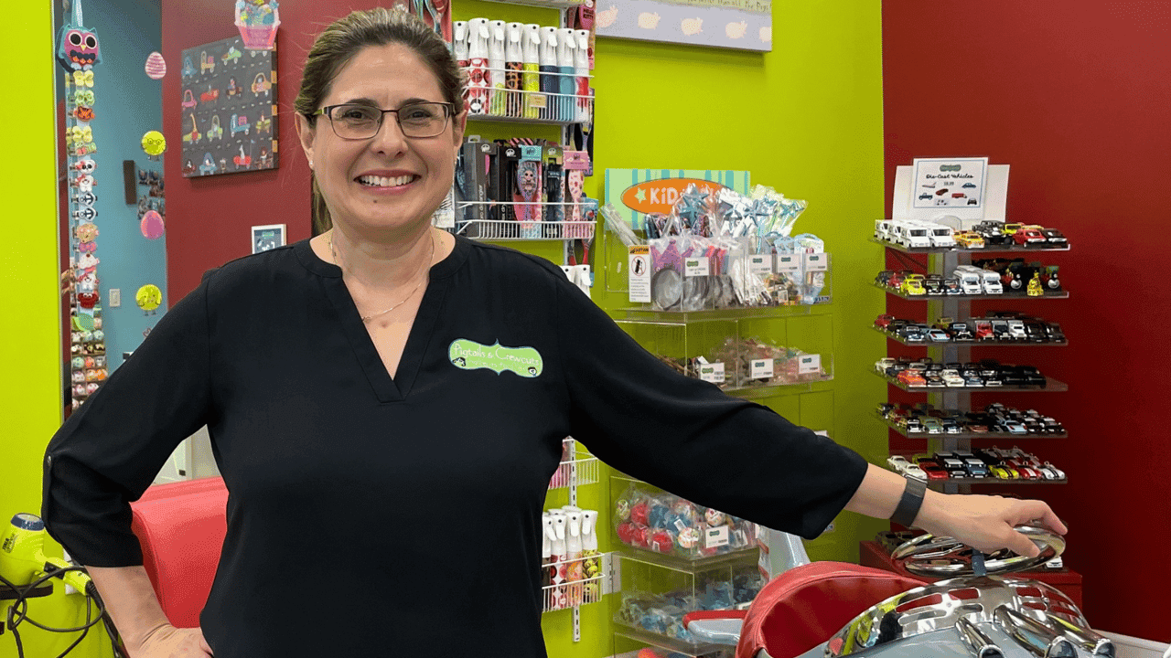 Pigtails & Crewcuts Franchise Owner Champions Children’s Literacy in Salon and Beyond Photo of Yvette Stumpf, Pigtails & Crewcuts of Happy Valley franchise owner