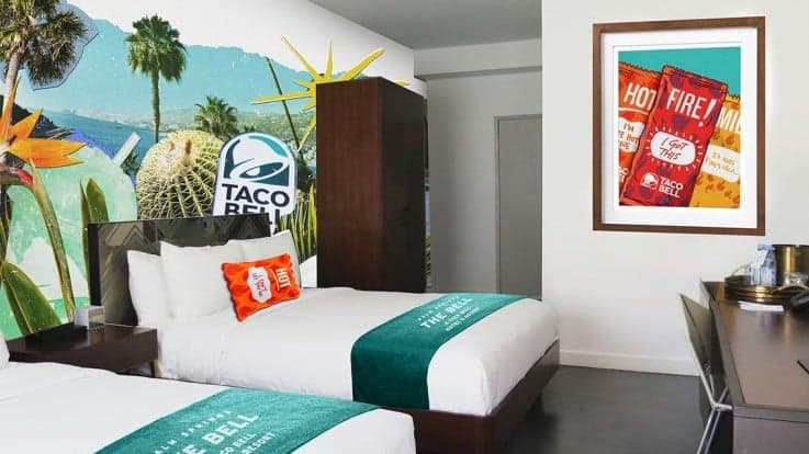 Taco Bell Hotel Rooms Sell Out in Two Minutes Taco Bell Hotel Rooms Sell Out in Two Minutes