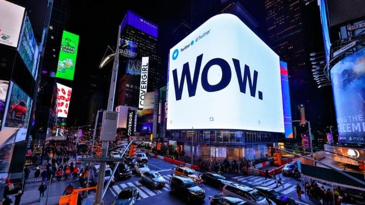 Twitter Takes Times Square With New Out-Of-Home Campaign Twitter Takes Times Square With New Out-Of-Home Campaign