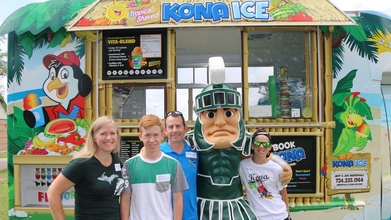 Franchisees Who Give Back: Jeff and Jennifer Berryhill with Kona Ice Franchisees Who Give Back: Jeff and Jennifer Berryhill with Kona Ice