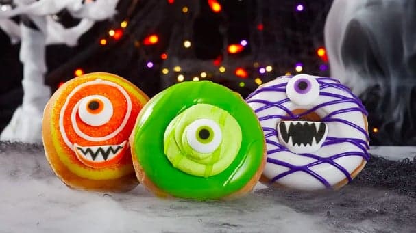 Boo! Krispy Kreme Debuts Monster Doughnuts Arrive Just In Time for Halloween Boo! Krispy Kreme Debuts Monster Doughnuts Arrive Just In Time for Halloween