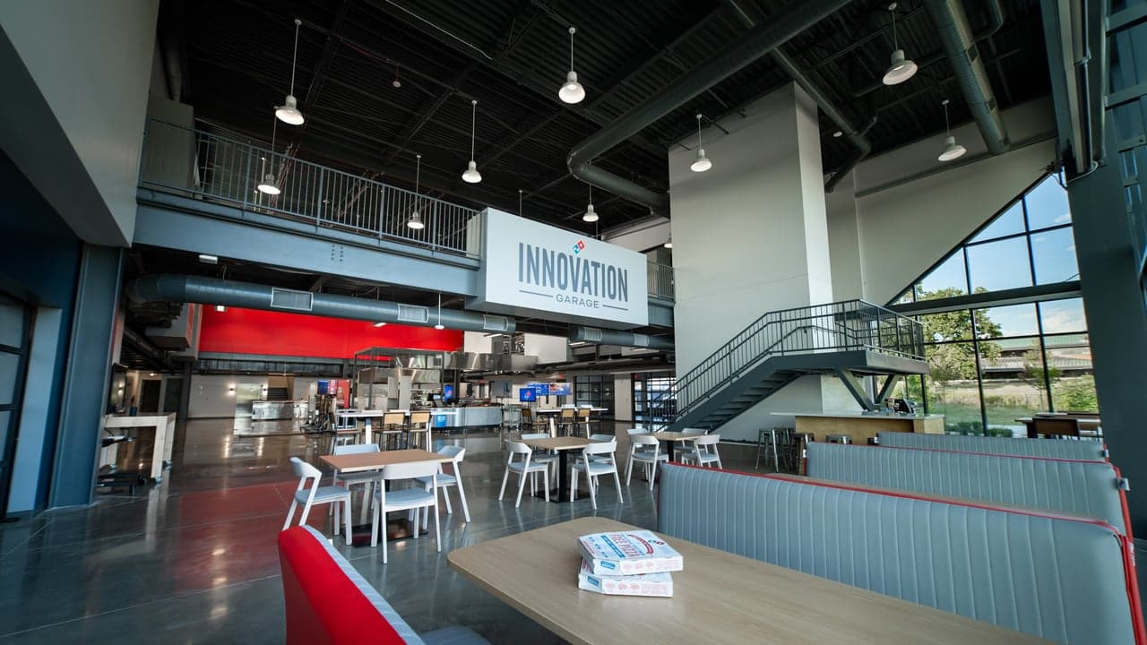 Domino's Debuts Technology Testing Center...In a Garage Domino's Debuts Technology Testing Center...In a Garage