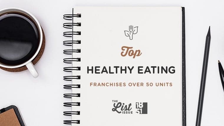 Top Healthy Eating Franchises Over 50 Units Top Healthy Eating Franchises Over 50 Units
